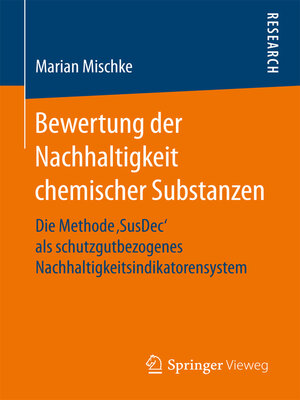 cover image of Bewertung der Nachhaltigkeit chemischer Substanzen